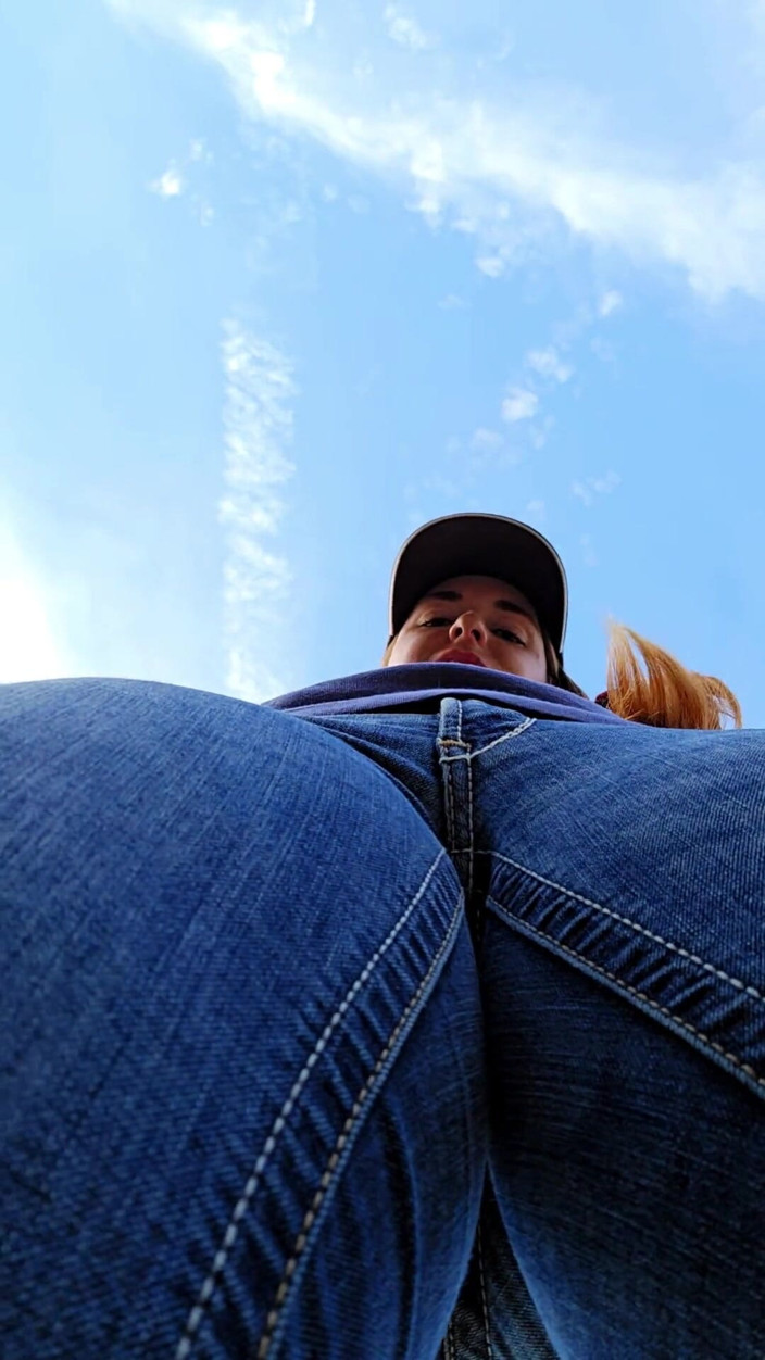 NaughtyRedFarmgirl: Dominating Goddess Punishes You and Grinds You Face Outside