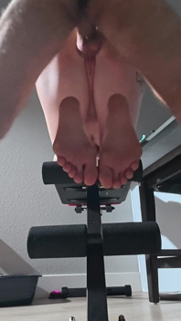 Voll 35 minuten grobes sperma in meiner freundin war nicht in der lage, fitness zu machen, weil großer schwanz