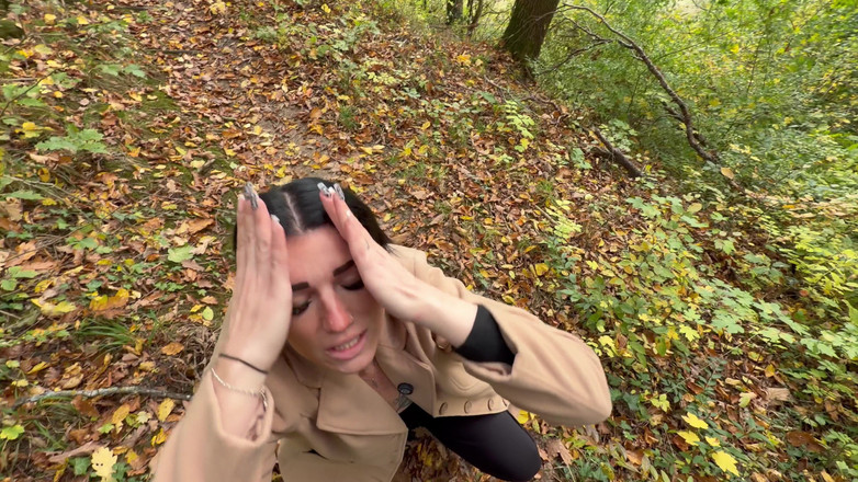 LizaRoxx: Schöner Sloppy Deepthroat Beim Wandern in Den Alpen