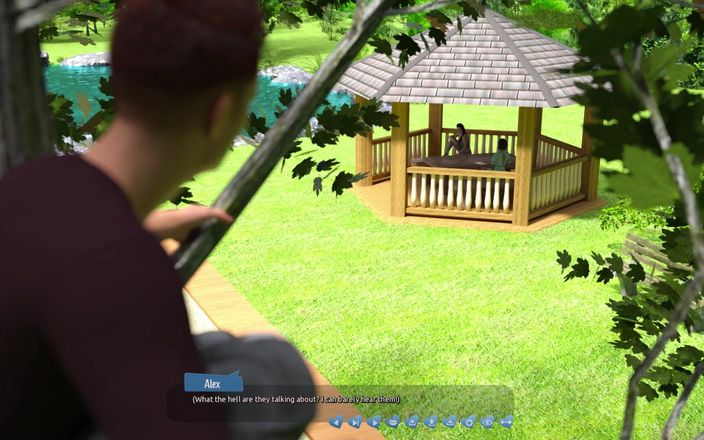 3D cartoon porn: 핫한 섹시녀 27: 딥 우즈 걸레 - 내 자지를 재갈 물고 있는 사람은 누구?