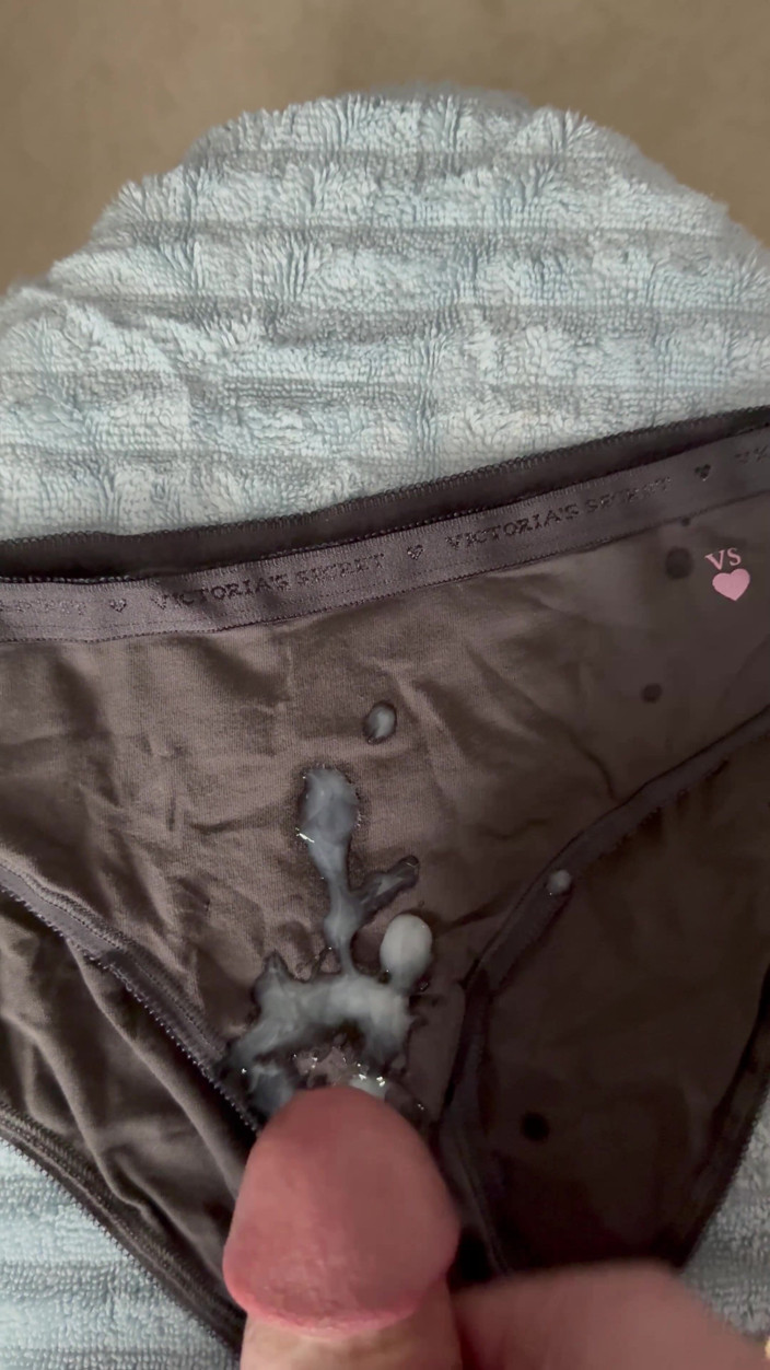 CumDaily: Cum on Wife’s Panties 20