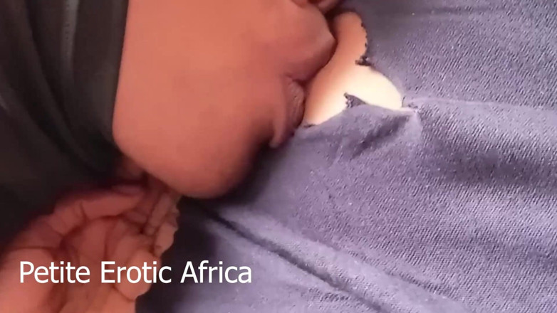 Petite Erotic Africa: African Teen Lovet Fresh Out the Bathroom