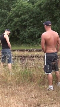 German Guys in Raw Outdoor Fuck