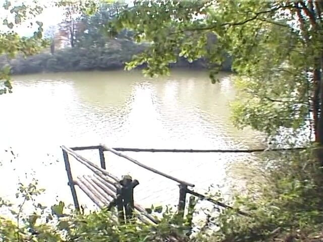 Lucky Cooch: Amateur couple fucking on a blanket by the river