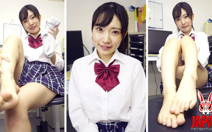 Japan Fetish Fusion: Te Masturba Con Un Calcetín Sucio - Hikaru Minazuki, Uniforme Escolar,...