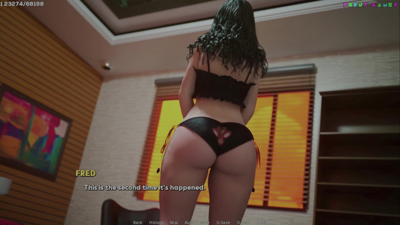 Porny Games: Bayang-bayang keinginan oleh Shamandev - teman lelaki Androgynous menangkap teman wanitanya...