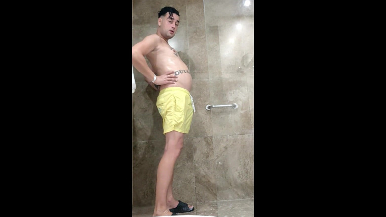 Idmir Sugary: My Showering - 2 Times with Slim Belly and 1 Time with Big...