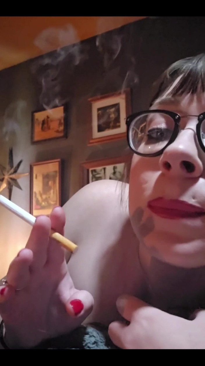 MistressThrope: Just Having a Smoke in My Bedroom