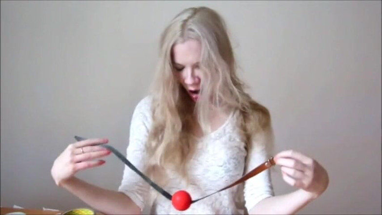 Selfgags classic: Ung &amp;flirtig polsk bruds självknullsession! (avsnitt 1 av 2)