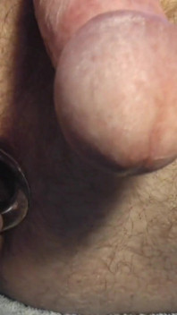 Plugue de vidro close-up