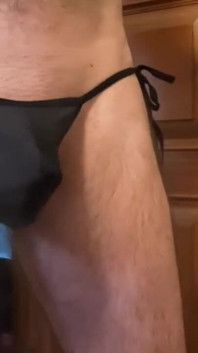 Sunday Morning Black String Bikini