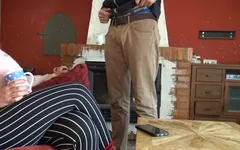Pregnant Stepmom Lets Horny Stepson Ejaculate All Over Her