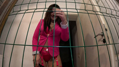 MilfyCalla: Spuck & dominanz im Käfig - rote dessous, gürtelspiel &schmutzige pOV-kontrolle 328