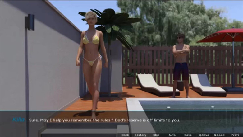 Visual Novels: Letni zapach część 1 (trasa przyrodniej siostry)