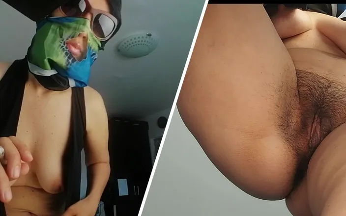 Amateur_MS: Amateur Wife Fingers Pussy Orgasm with Moans. Latina Big Ass,...