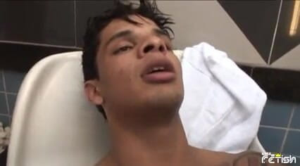 Gay Diaries: Tattooed dude pounds his friend tight asshole in different positions...