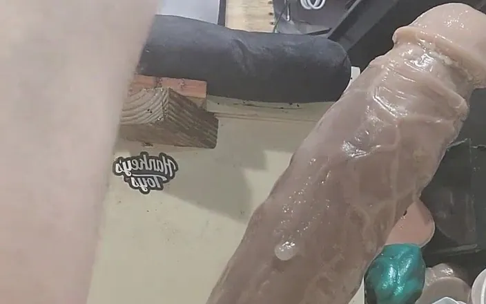 Lb13702: Riding Some of My Huge Mr Hankeys Dildos