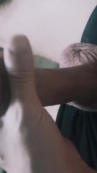 Guy Jerking off a Big Cock