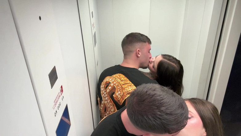 Rossa Vaxx: We Fuck in the Elevator and a Neighbor Catches Us