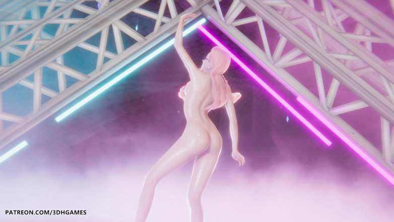 3D-Hentai Games: Love It - 세라핀 섹시 벌거벗은 댄스