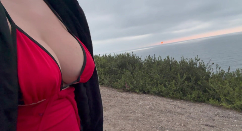Artemisia Love: Artemisia Love sexy bikiny venku sobotní odpolední turistika s velkými...