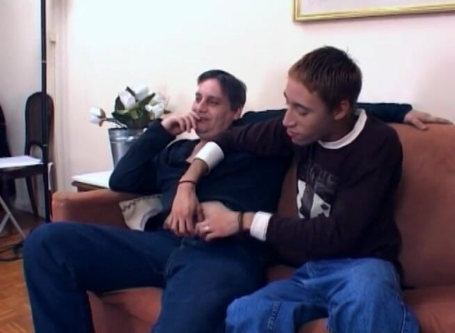 Bad Boyz: Dirty mature guy is so nasty to the young boy