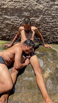 Eating the boyfriend on the farm