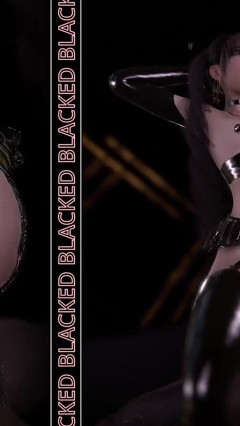 D3d Mackg4 Gothic Big-booty Slut Gets Intense Anal Pounding by Massive Black Monster Cock in Club Gaping, Cum Inside