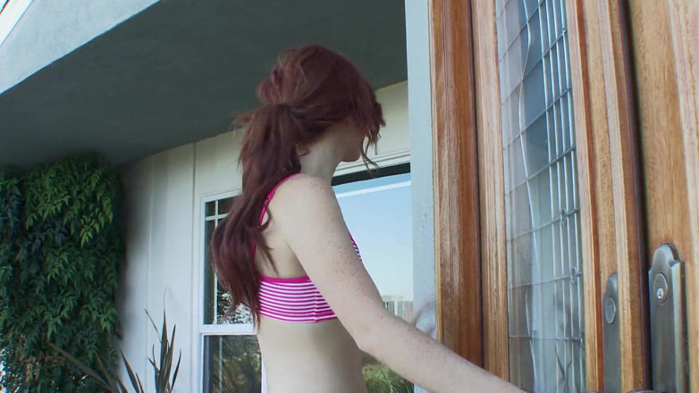 Yoga Lesbian Sessions: Redhead is really upset that her stepsister got fucked and...