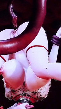 Schönheit, die göttin, modell aus dem cyberspace - 3D-animation hentai