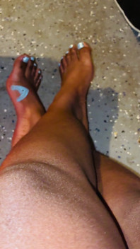 Dedos De Los Pies Pintados