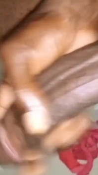 Huge Black Dick Displayed and Masterbating