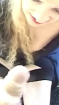 This Blonde French Slut Got Big Load of Cun on Her Face