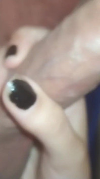 POV My Girlfriend Takes My Dick in Her Mouth Blowjob While Watching a Movie and Her Body Is Hairy