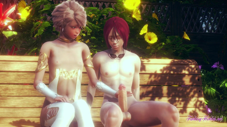 Yaoitube: Femboy Yaoi - mira cómo Erik hace disfrutar a Rin con...