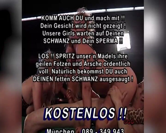 GGG John Thompson Studio: Blonde Slut Takes Facial Cumshots and Sucks Cock Hard