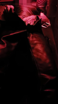 I Show You My Leather Bulge in the Corner of the Darkroom, and Then Pull Out My Hard Cock for You