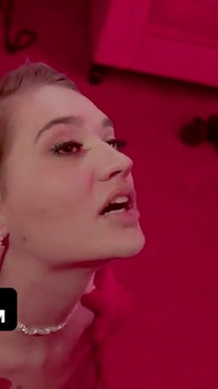 Sera Ryder Enchants Dorian with Red Leather, Grinding on His Lap Before Sucking Him Hard