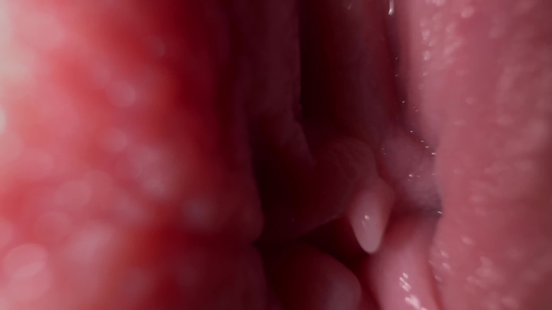 Mia Foster: Breed close-up poesje spreiden en vuile praat in mijn heetste...