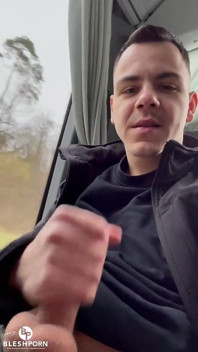 Stepson Benni Schulte on a Bus Ride