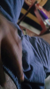 Dick in Living Room