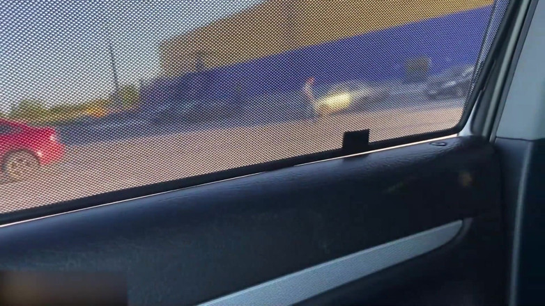 Erect Dick: An 18-year-old girl masturbates outdoor! Fingering pussy in the car! POV!