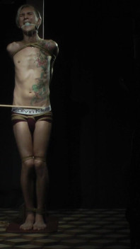 Nicky Tied to Pillar and Electro Paddl Tis4