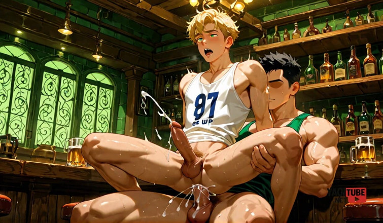 Yaoitube: Yaoi - 金发双胞胎在同性恋酒吧图片合集
