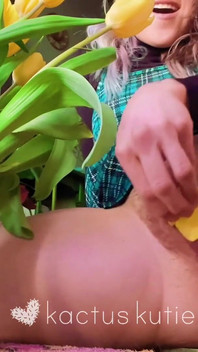 Getting super intimate with nature in this ecosexual masturbation!