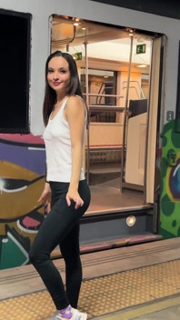 Showing My Tits on a Public Train, if I Want