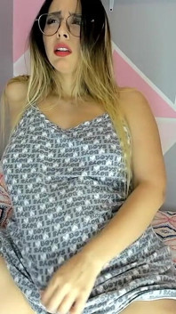 JOI Latina Horny Pregnant Plays with Her Juicy Pussy