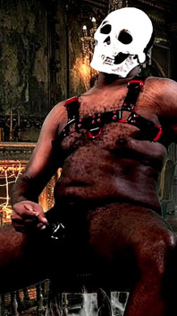 Gooning at the Haunted Mansion - Huge Cocked Beefy Jock Ready to Blow Massive Load
