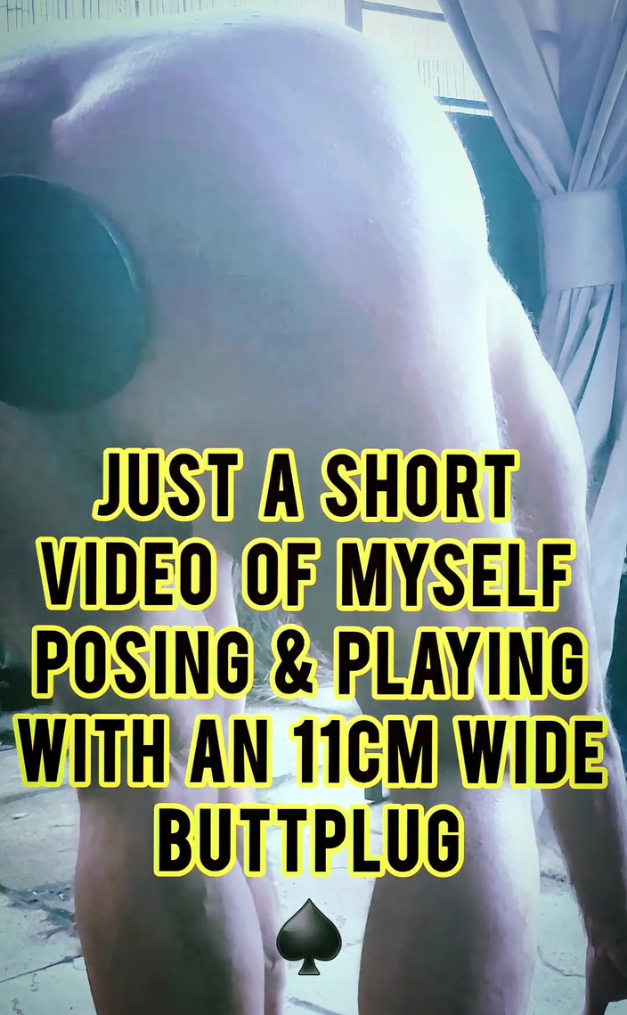 MaleModel: 11 cm genişliğinde göt tıkacı