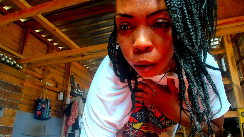 AnalEbony: Acaricia esa polla hasta mi gran culo natural ...